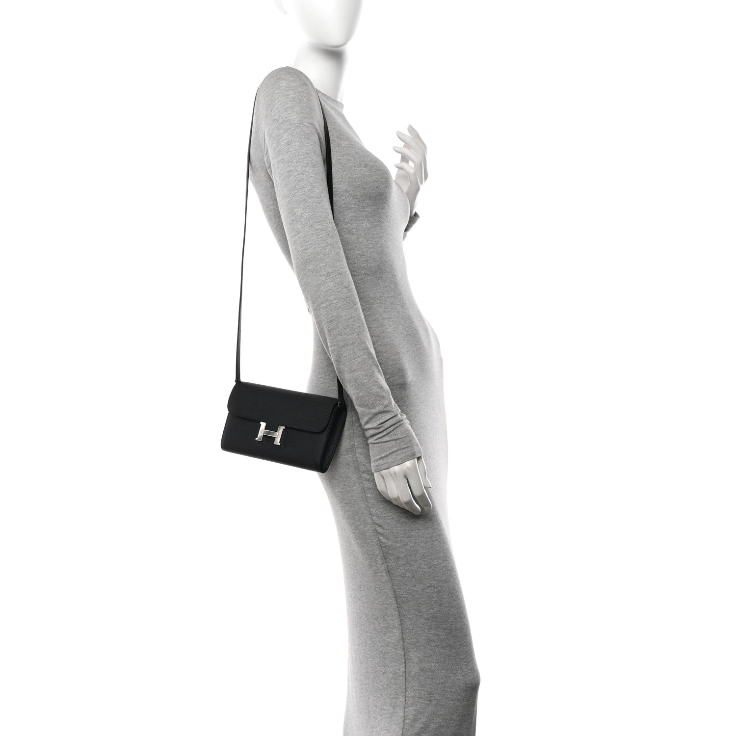 Hermes Epsom Constance Wallet To Go Black 2 of 9