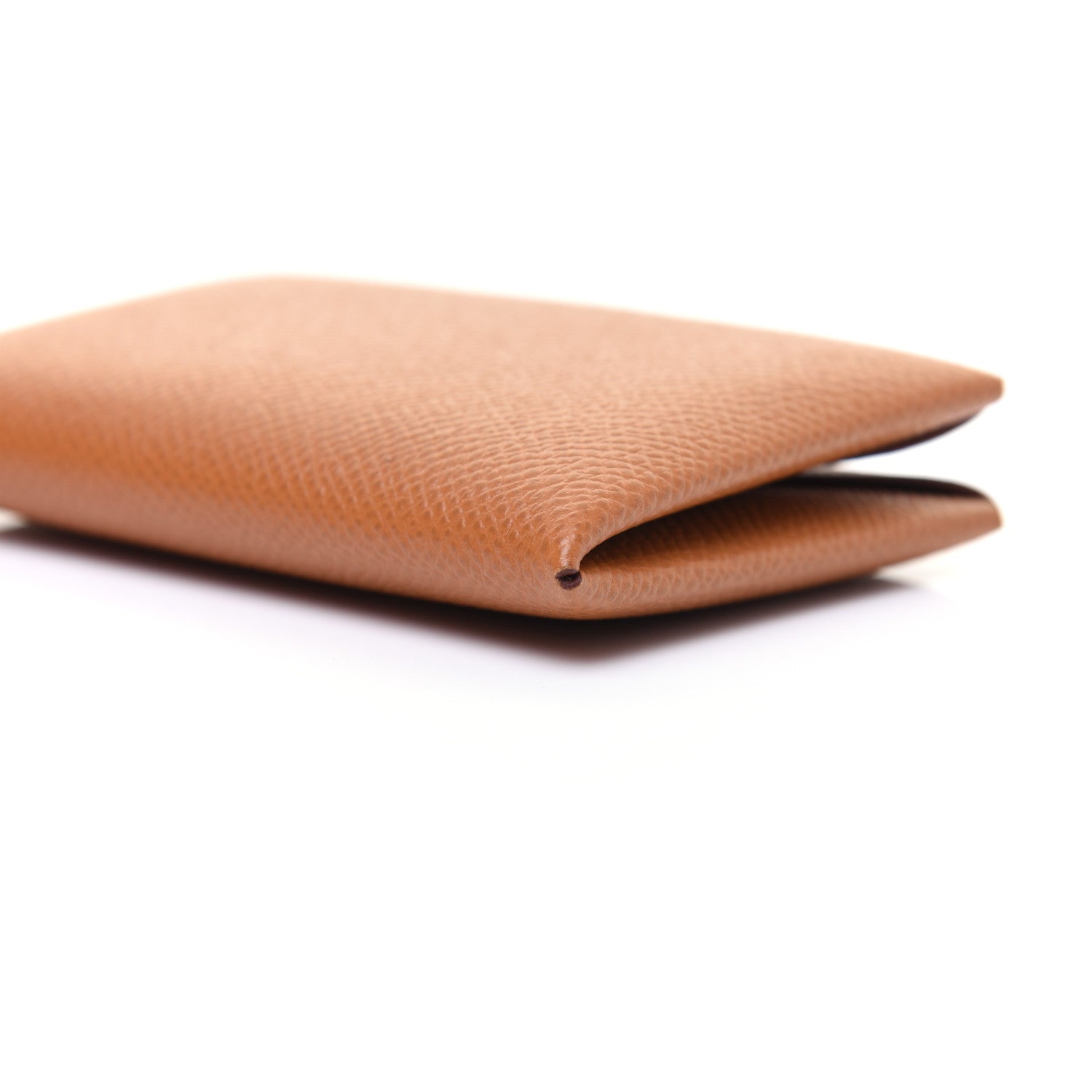 Hermes Epsom Calvi Card Case Gold 8 of 12