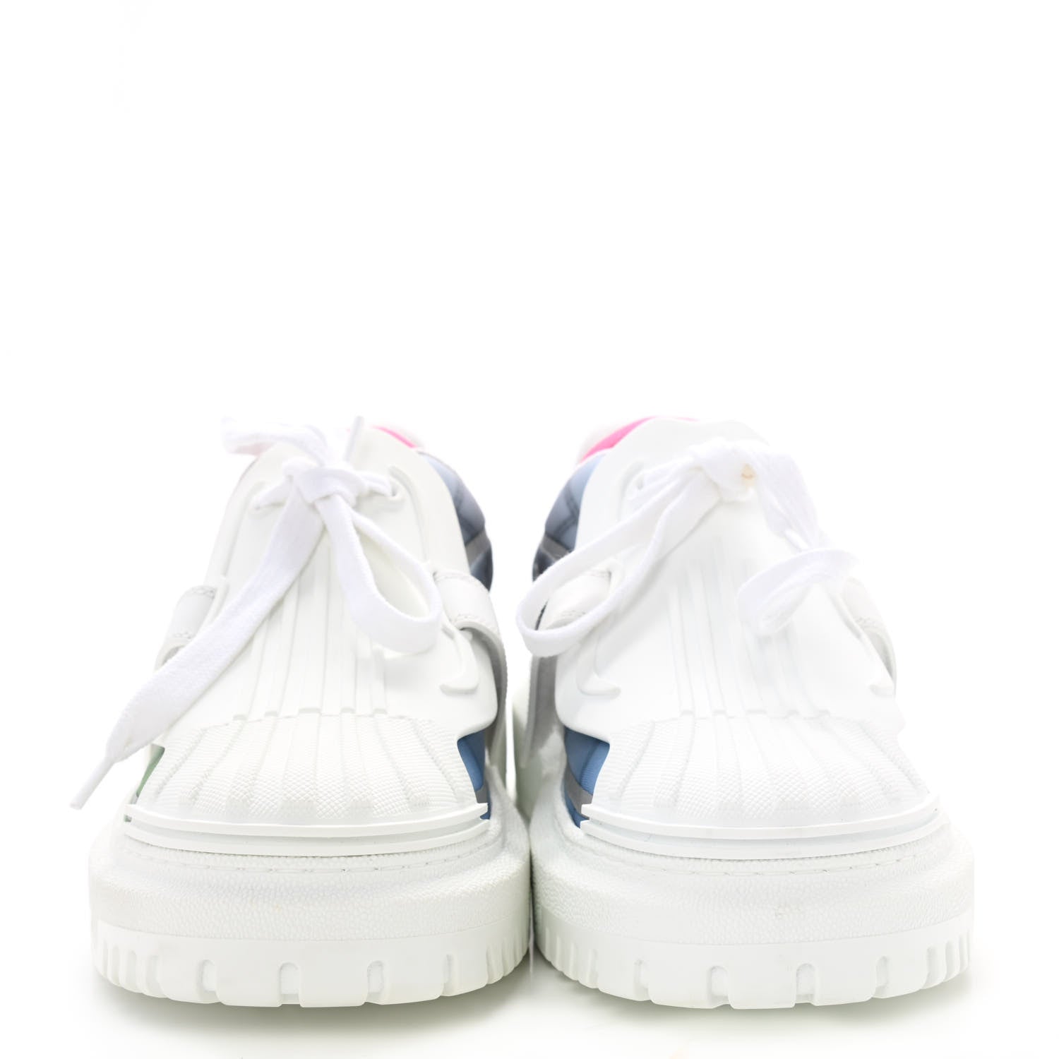 Christian Dior Nylon Shaded Dior-ID Platform Sneakers 39 Multicolor Framboise 2 of 8