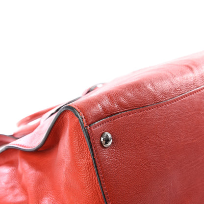 Prada Vitello Phenix Twin Pocket Tote Orange 7 of 12