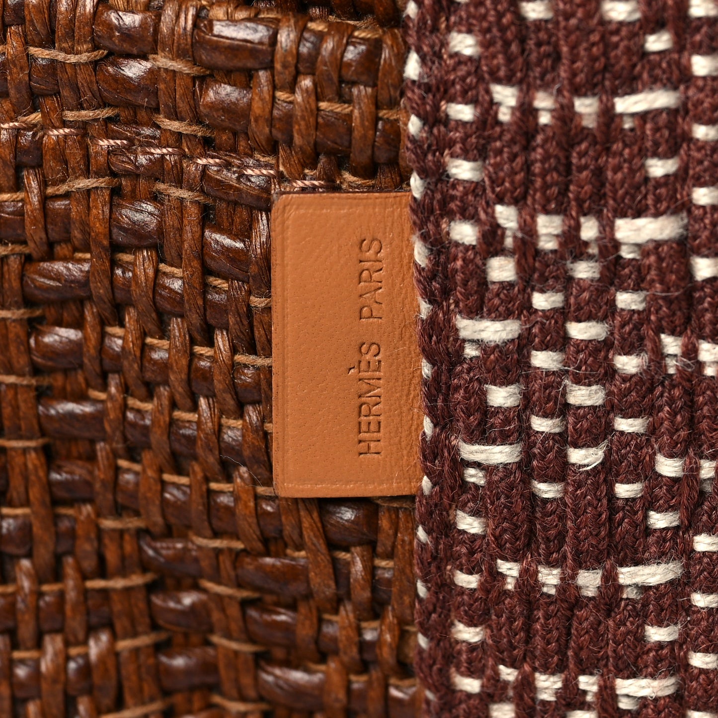 Woven Straw Saxo PM Tote