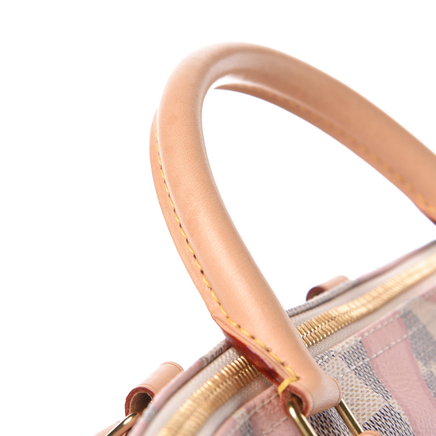 Louis Vuitton Damier Azur Tahitienne Speedy Bandouliere 30 Rose Ballerine 17 of 20