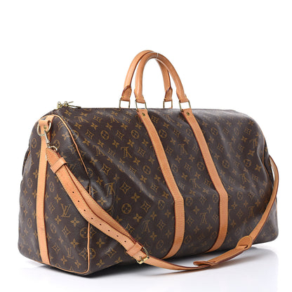 Louis Vuitton Monogram Keepall Bandouliere 55 3 of 17