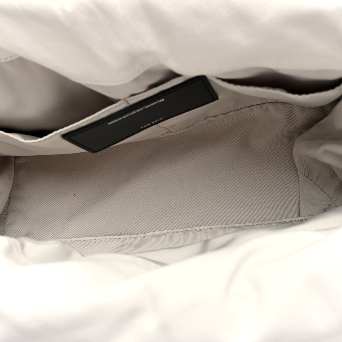 Lambskin Small Ryan Puffer Bag White