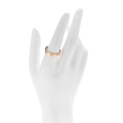 Cartier 18K Pink Gold 4mm LOVE Wedding Band Ring 58 8.25 2 of 4