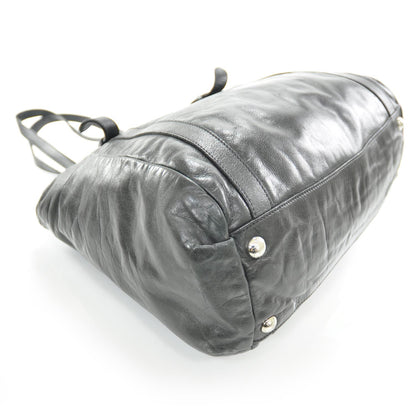 Prada Leather Large New Look Tote Black 5 of 10