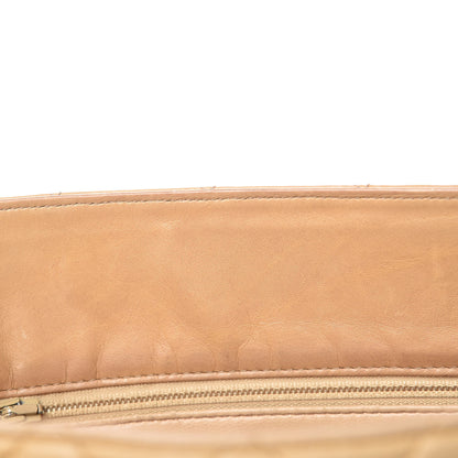 Chanel Lambskin Quilted Tote Beige 18 of 30