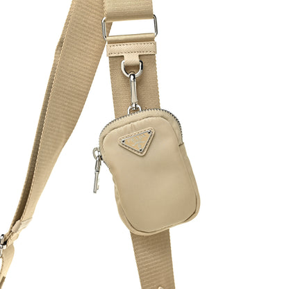 Prada Re-Nylon Saffiano Re-Edition 2005 Shoulder Bag Deserto 13 of 15