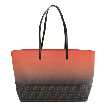 Fendi Zucca Spalmati Ombre Medium Roll Tote Tobacco Papavero 1 of 8