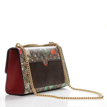 Gucci GG Supreme Monogram Tian Medium Padlock Shoulder Bag Beige Multicolor New Acero 3 of 7