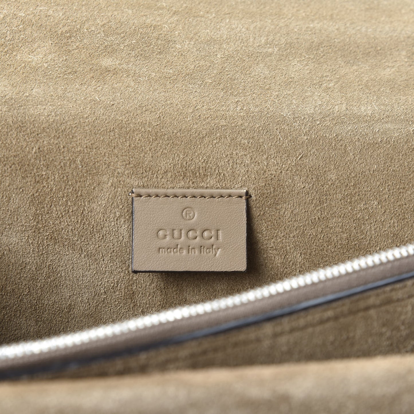 GG Supreme Monogram Medium Dionysus Shoulder Bag Taupe