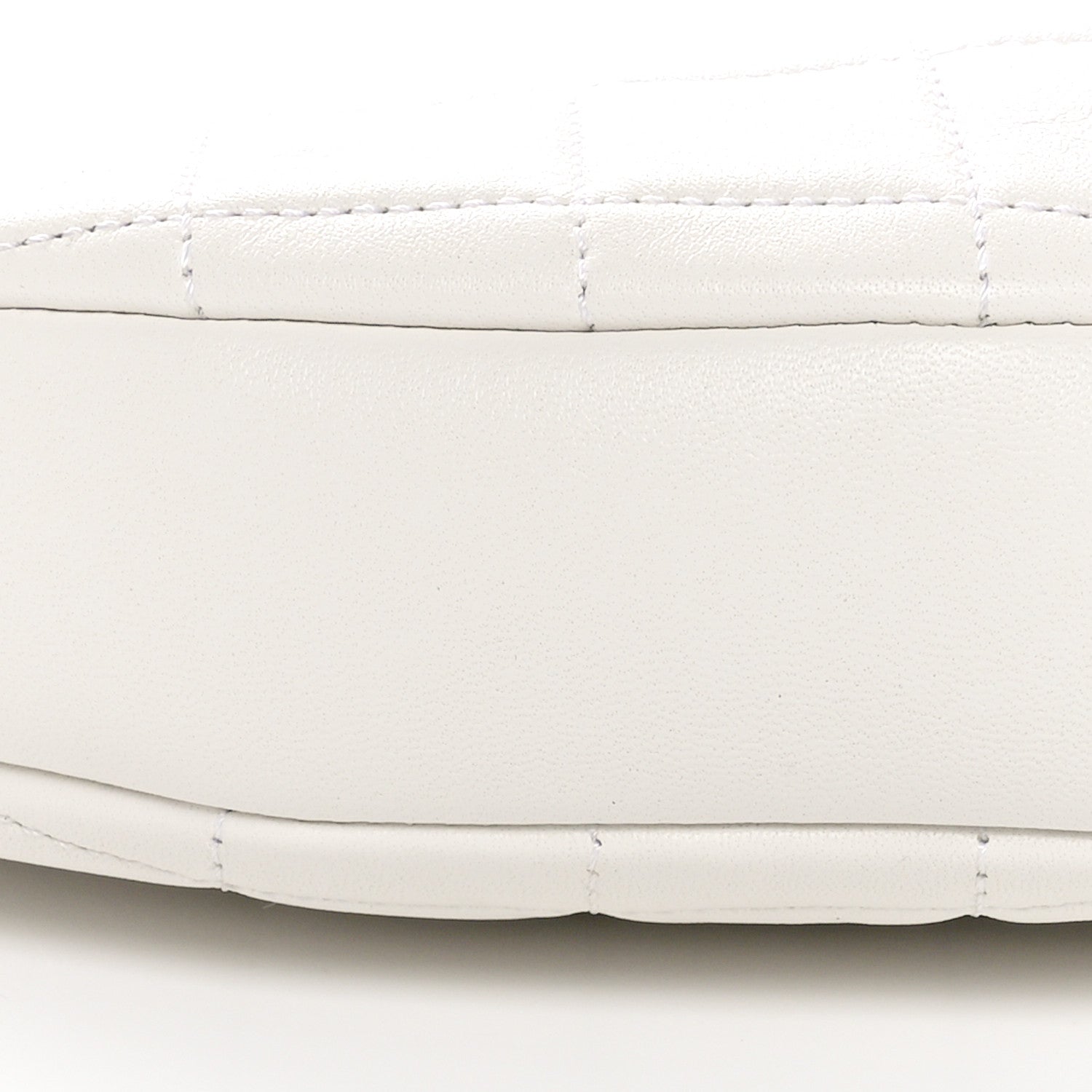 Chanel Lambskin Quilted All About Chains Hobo White 9 of 10