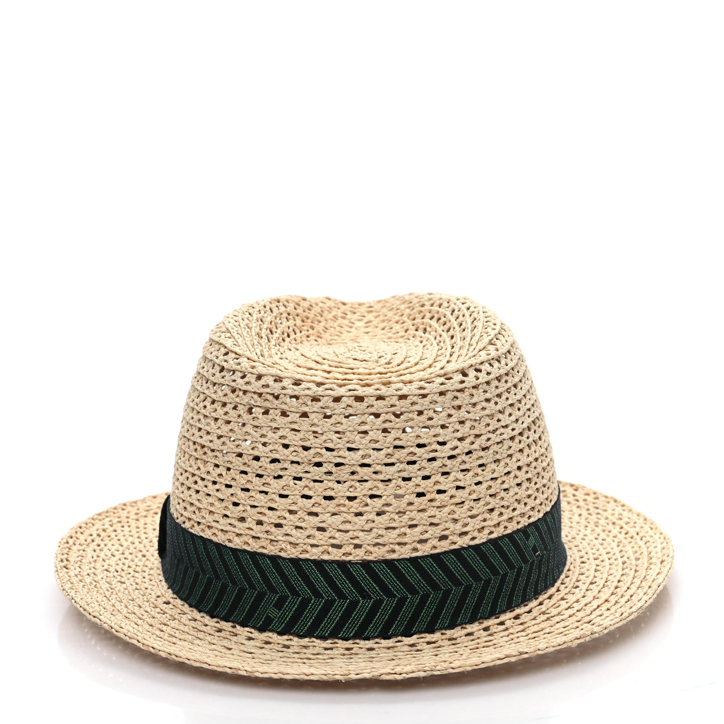 Braided Raffia Chevrons H Enzo Hat 59 Naturel
