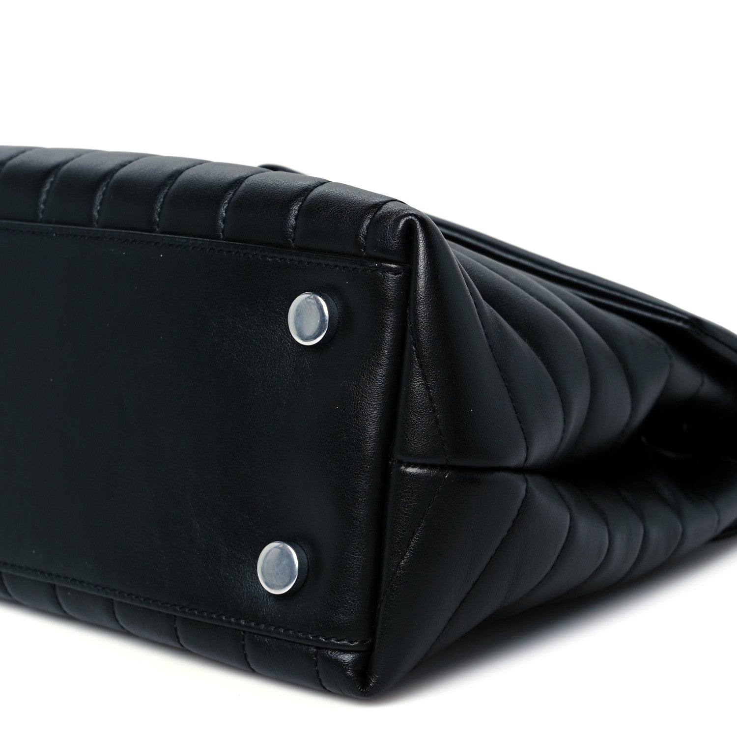 Saint Laurent Calfskin Y Quilted Monogram Medium Loulou Satchel Black 11 of 11