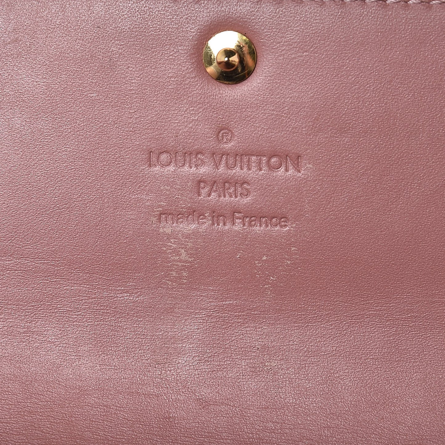 Vernis Ikat Sarah Wallet Rose Velours