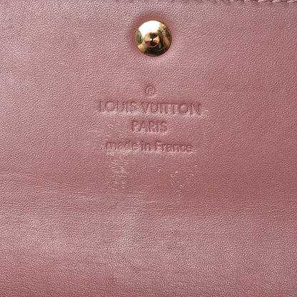 Louis Vuitton Vernis Ikat Sarah Wallet Rose Velours 6 of 9
