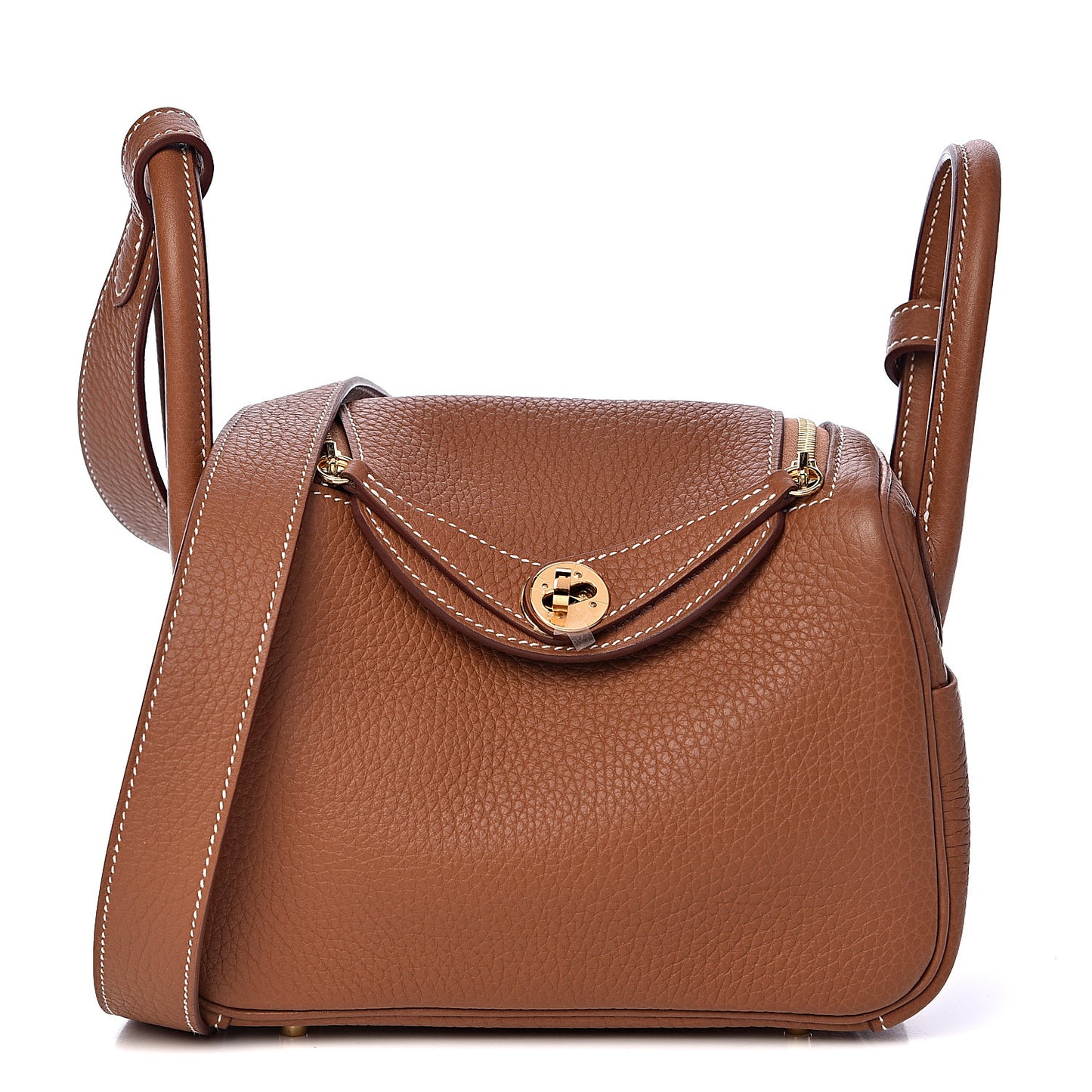 Taurillon Clemence Mini Lindy 20 Gold