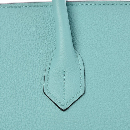 Hermes Togo Birkin 35 Bleu Atoll 30 of 37