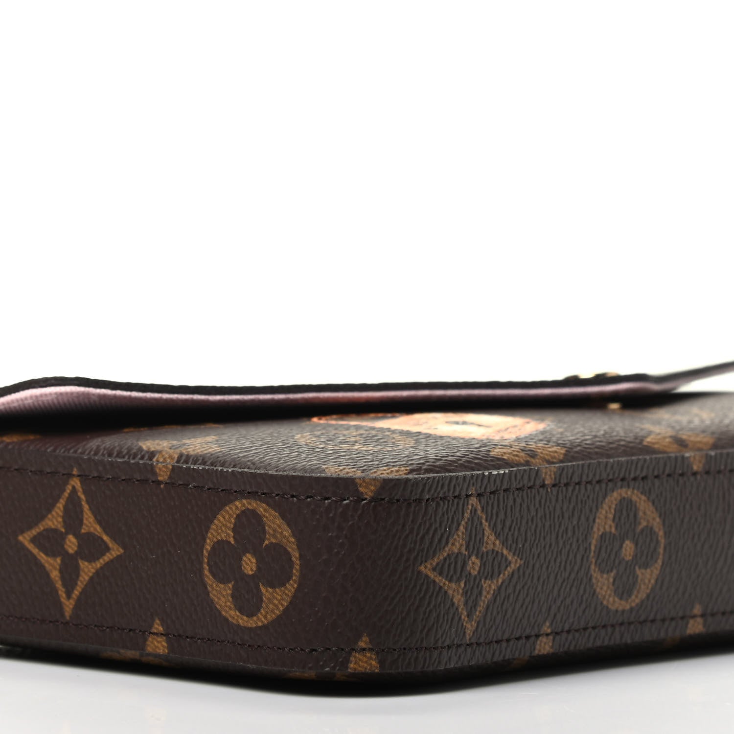 Louis Vuitton Monogram My LV World Tour Pochette Felicie Chain Wallet Rose Ballerine 9 of 10