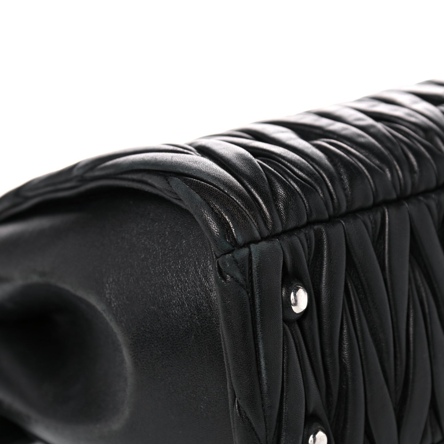 Nappa Matelasse Tote Black