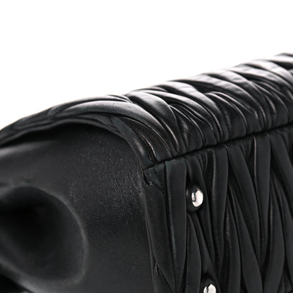 Miu Miu Nappa Matelasse Tote Black 9 of 23