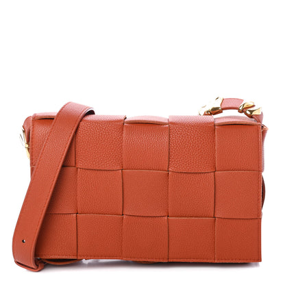 Bottega Veneta Calfskin Maxi Intreccio Cassette Bag Maple 1 of 4