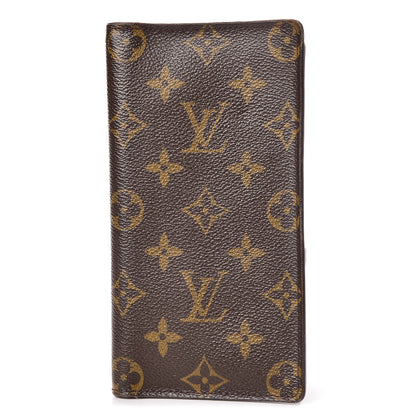 Louis Vuitton Monogram Porte Valeurs Checkbook Wallet 1 of 12