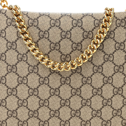 Gucci GG Supreme Monogram Large Linea A Hobo Light Brown 8 of 11