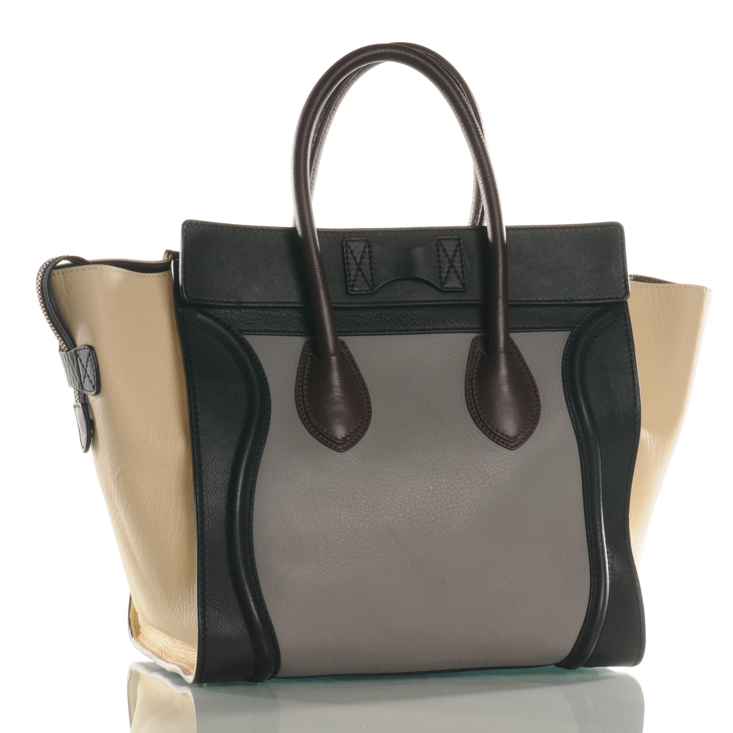 Smooth Calfskin Mini Tri-Color Luggage