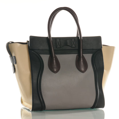 Celine Smooth Calfskin Mini Tri-Color Luggage 3 of 8