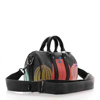 Louis Vuitton LV X YK Monogram Eclipse Reverse Pumpkin Keepall Bandouliere 25 Multicolor 3 of 9