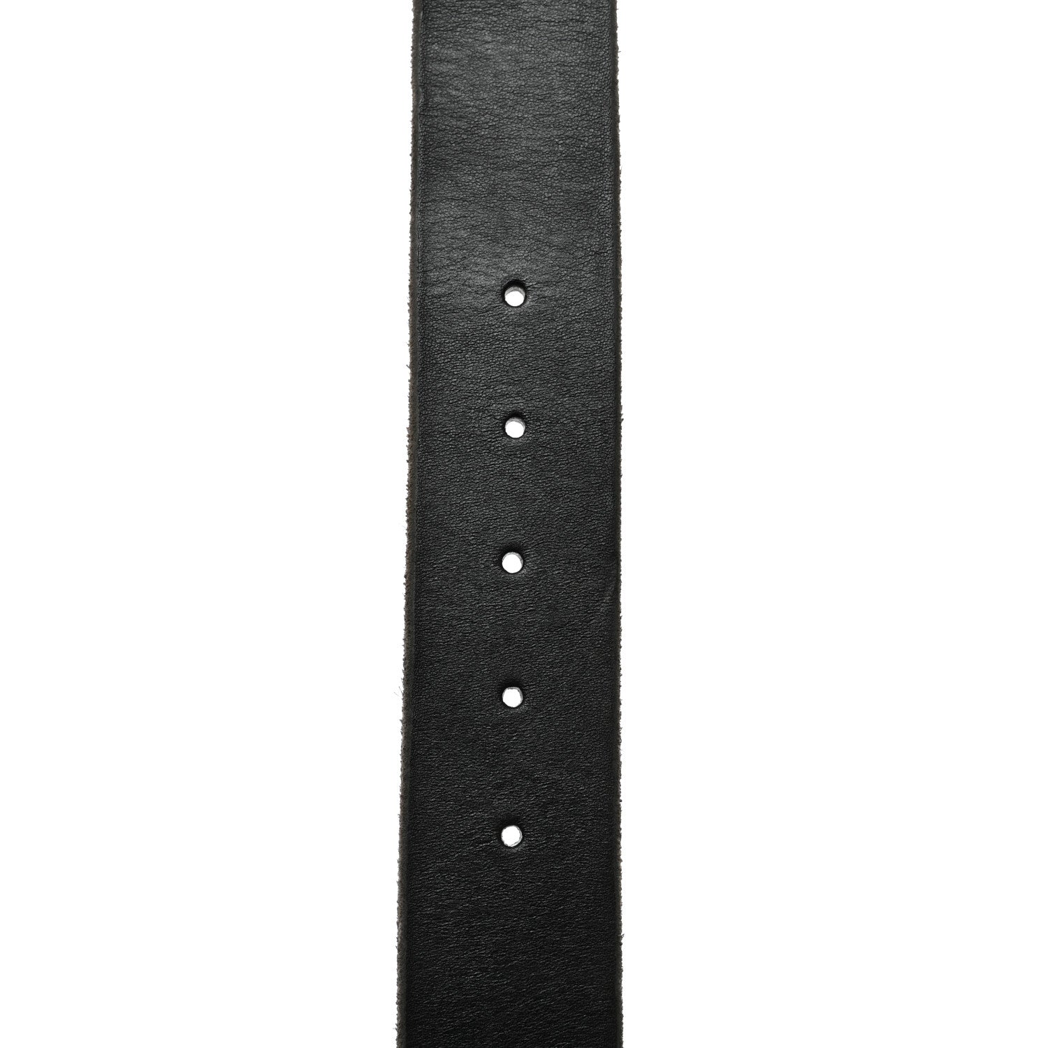 Gucci Calfskin Brass Feline Buckle Belt 85 34 Black 3 of 7