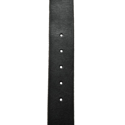Gucci Calfskin Brass Feline Buckle Belt 85 34 Black 3 of 7