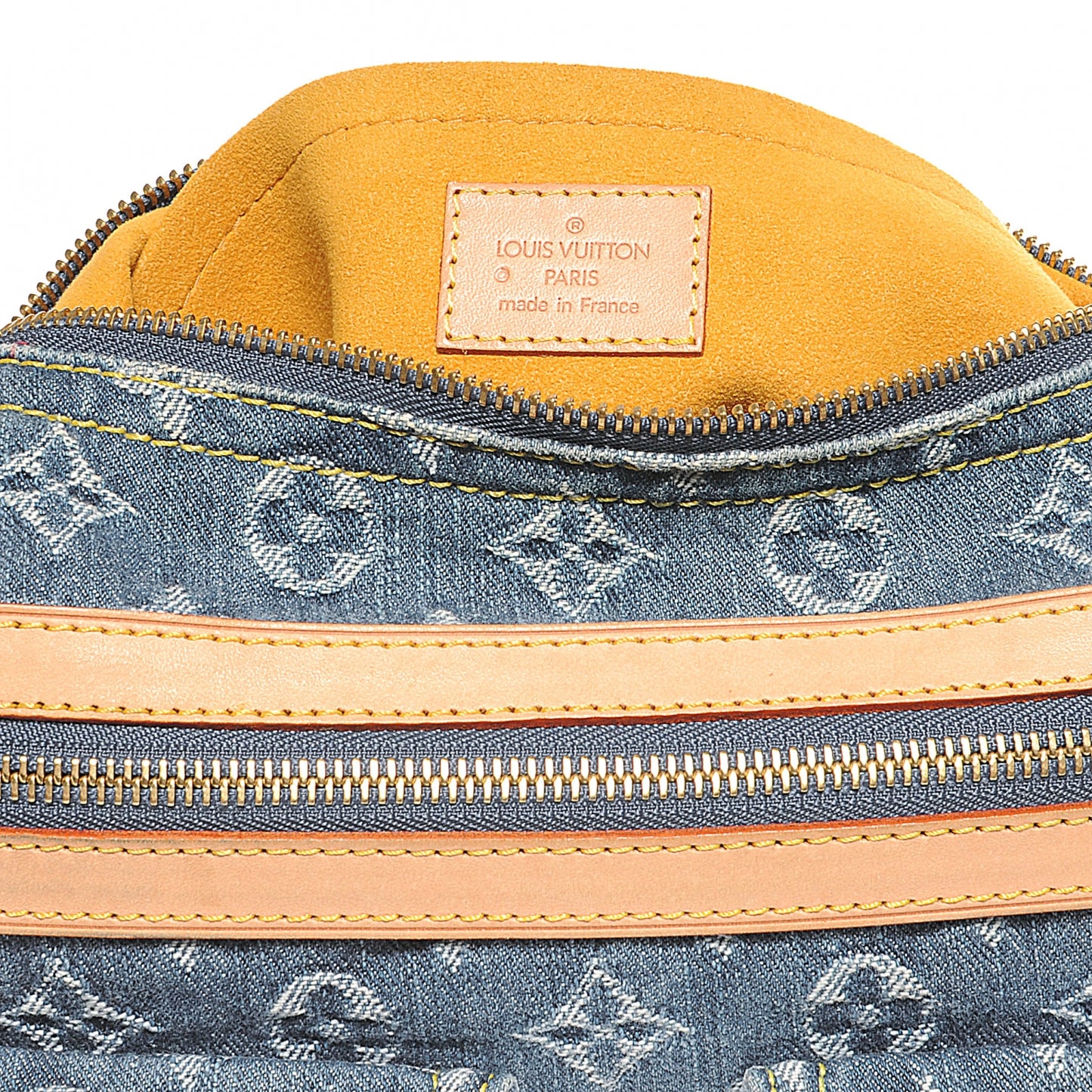 Monogram Denim Baggy PM Blue