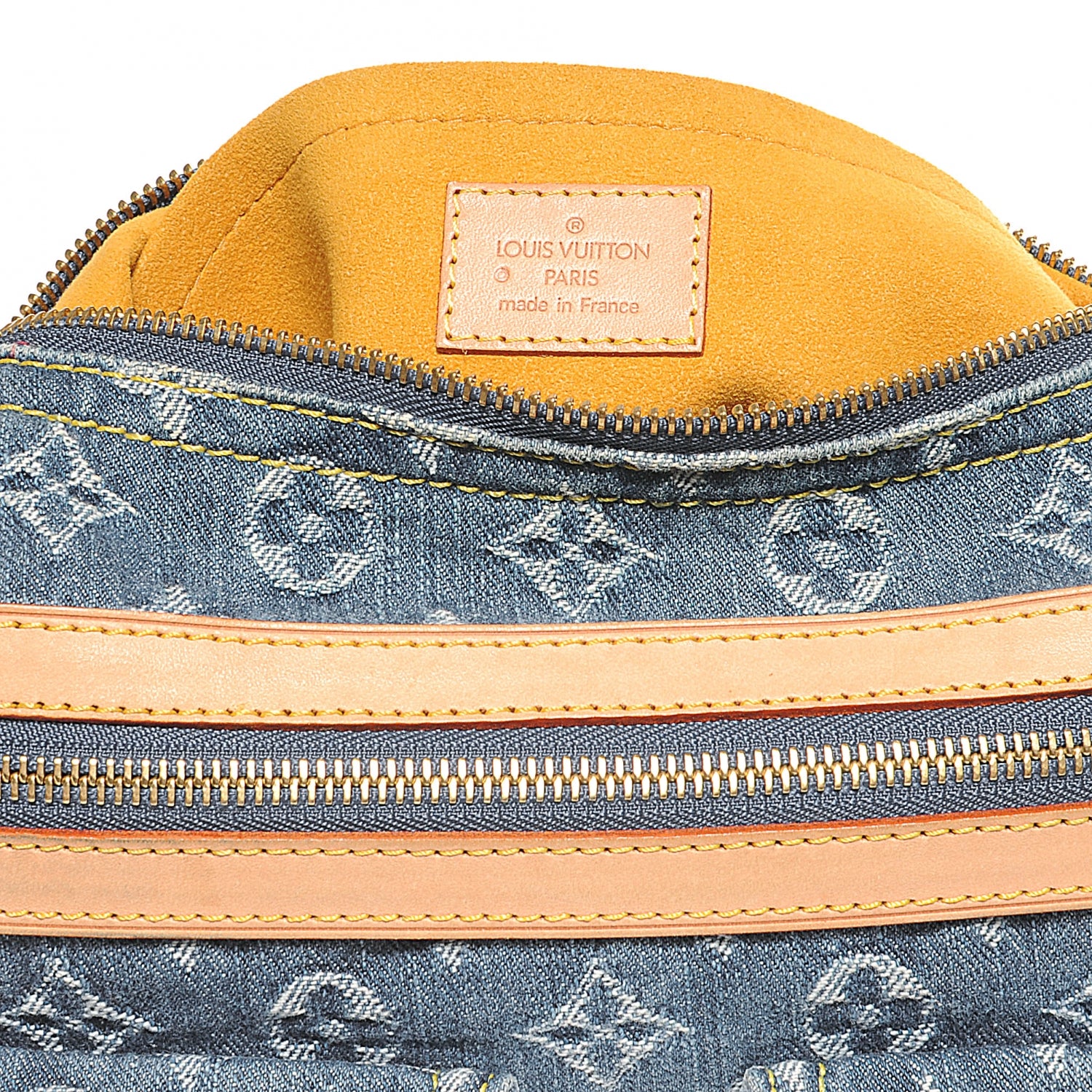 Louis Vuitton Monogram Denim Baggy PM Blue 3 of 11