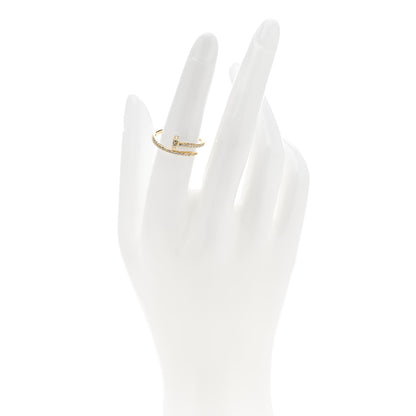Cartier 18K Yellow Gold Diamond Juste Un Clou Paved Ring 53 6.25 2 of 5