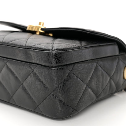 Chanel Shiny Caviar Quilted Small Flap Black 10 of 11
