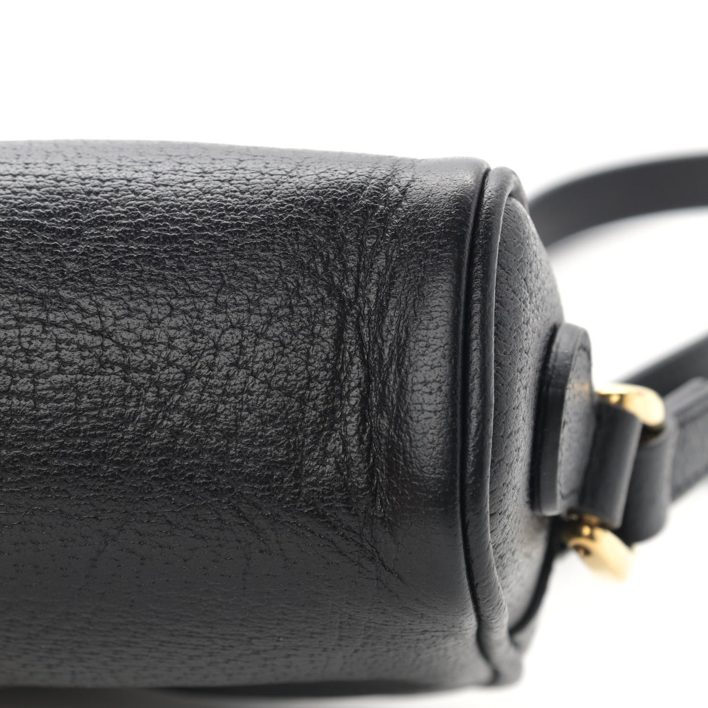 Calfskin Web Mini Ophidia Shoulder Bag Black
