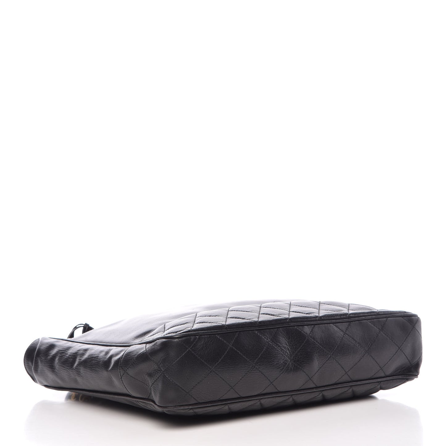 Lambskin Shopping Tote Black