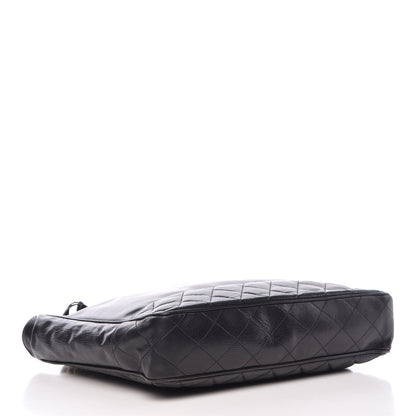 Chanel Lambskin Shopping Tote Black 4 of 14