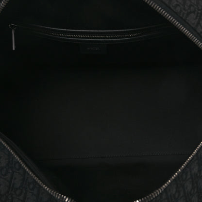 Christian Dior Oblique Jacquard Grained Calfskin Lingot 50 Black 9 of 19