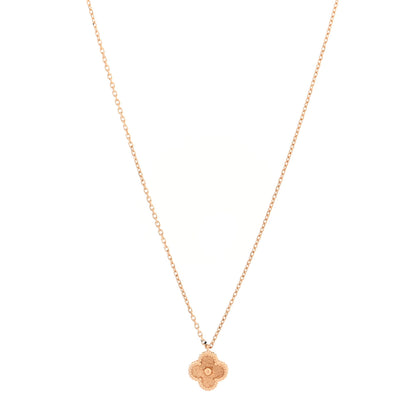 Van Cleef & Arpels 18K Rose Gold Sweet Alhambra Pendant Necklace 1 of 5
