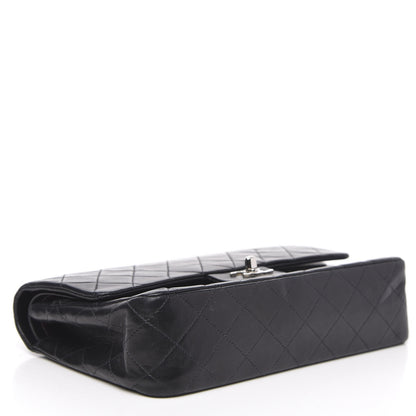 Chanel Lambskin Quilted Medium Double Flap Black 4 of 16