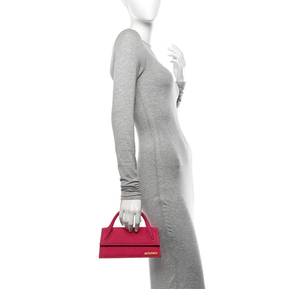 Jacquemus Nubuck Le Chiquito Long Dark Pink 2 of 12