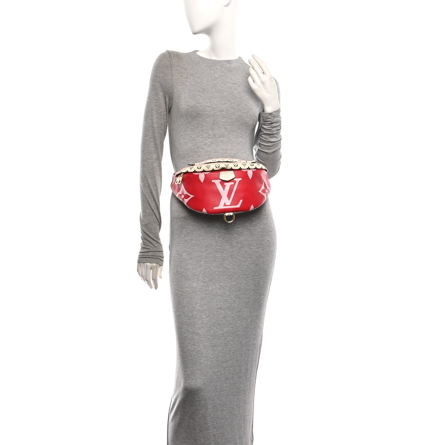 Louis Vuitton Monogram Giant Bumbag Rouge 2 of 9
