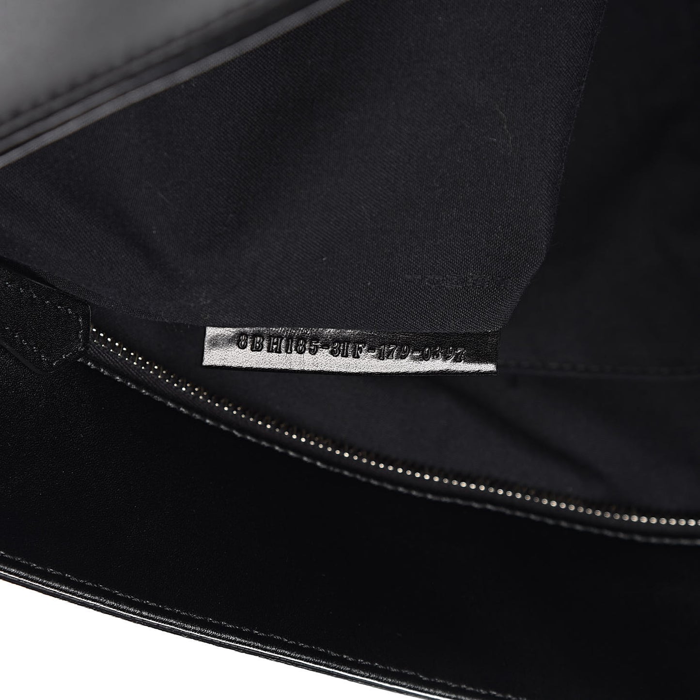 Vitello Liberty Lucido Metal Monster Eyes Medium Roll Tote Black