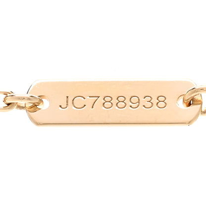 Van Cleef & Arpels 18K Yellow Gold Carnelian Vintage Alhambra Pendant Necklace 5 of 6