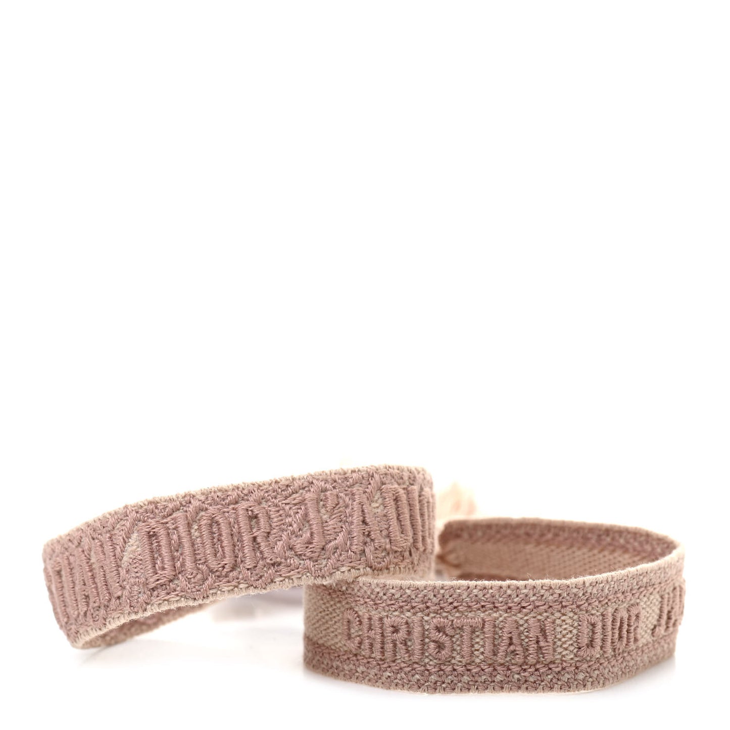 Woven Cotton J'Adior Friendship Bracelet Set Pink