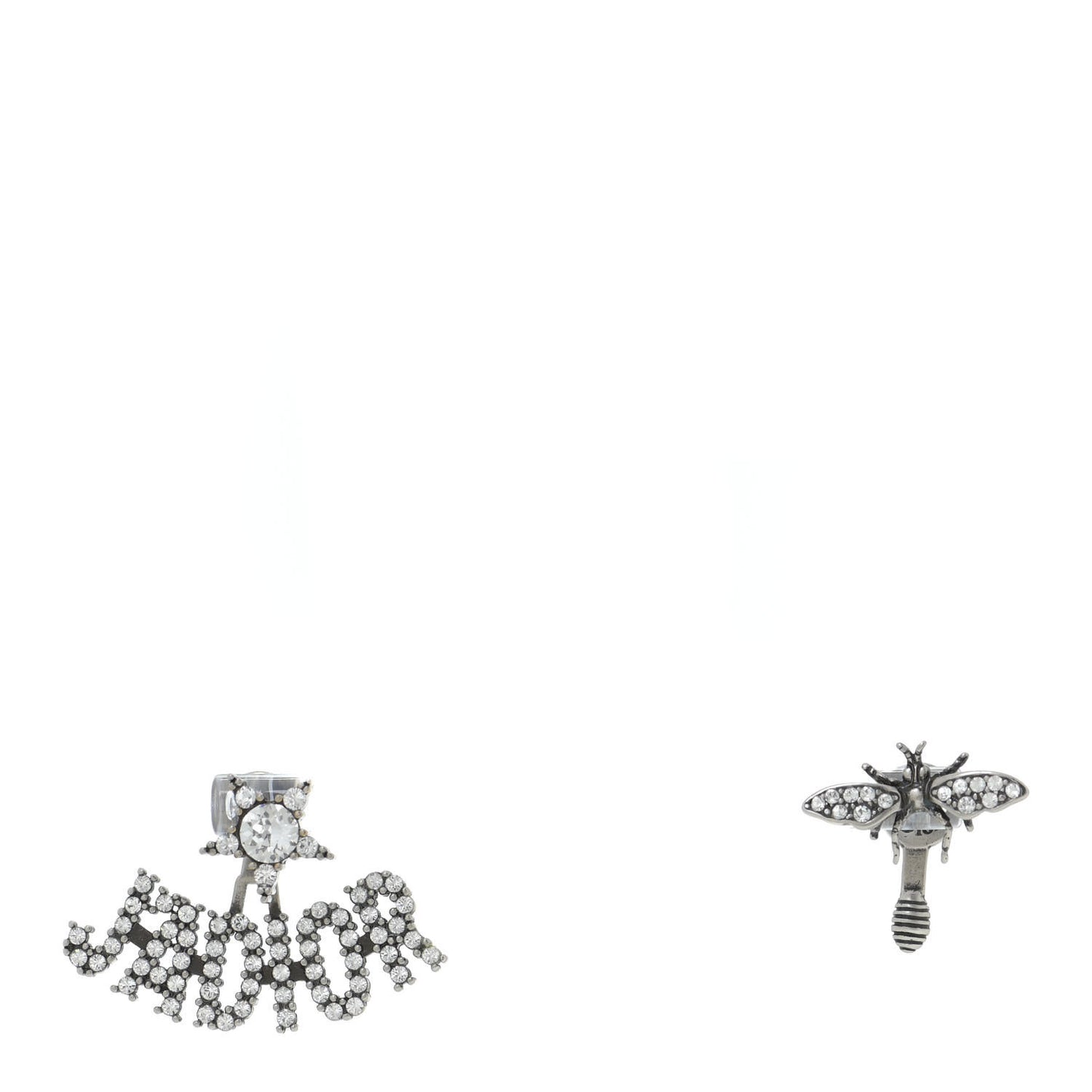 Palladium Crystal J'adior Earring