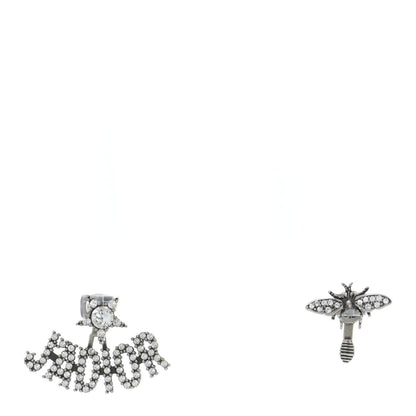 Christian Dior Palladium Crystal J'adior Earring 1 of 6